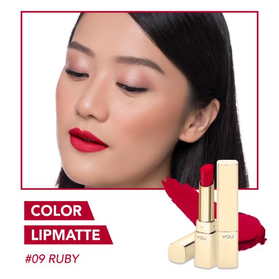 Gambar Y.O.U Color Lip Matte Finished Lipstick - RUBY dari tokolingli undefined Tokopedia