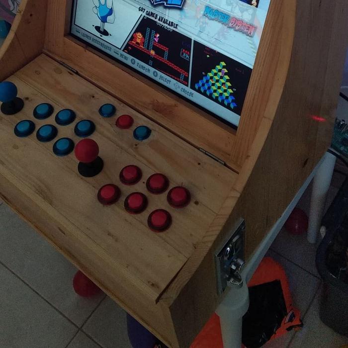Gambar Arcade Bartop | Dingdong | joystick (body only++) - Body Slot Coin dari GamesFolks undefined Tokopedia
