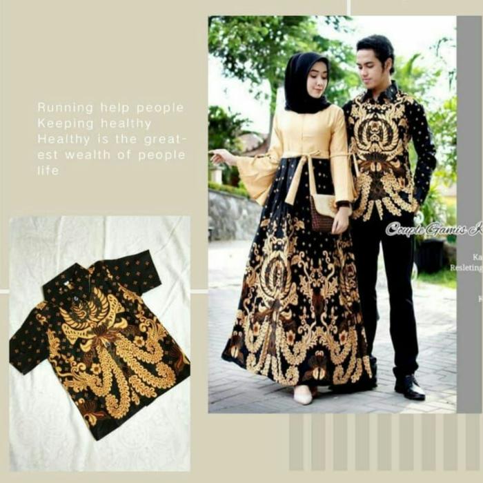 Jual Long Dress Maxi Gamis Batik Couple Family Keluarga Ayah Ibu Anak Laki Kab Pekalongan Akasia Art Tokopedia