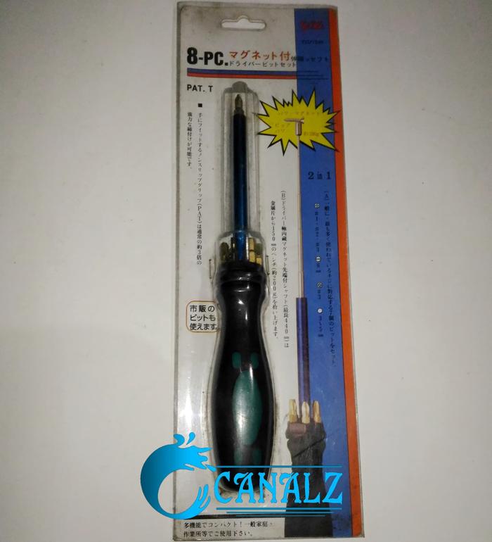 Gambar Obeng Set 8 pcs / Screwdriver 8pcs Jepang dari Canalz Mart undefined Tokopedia