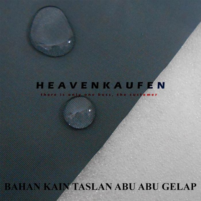 Jual Bahan Kain Taslan Abu Abu Gelap Anti Air Waterproof Meteran Kota Malang Heaven Kaufen Tokopedia