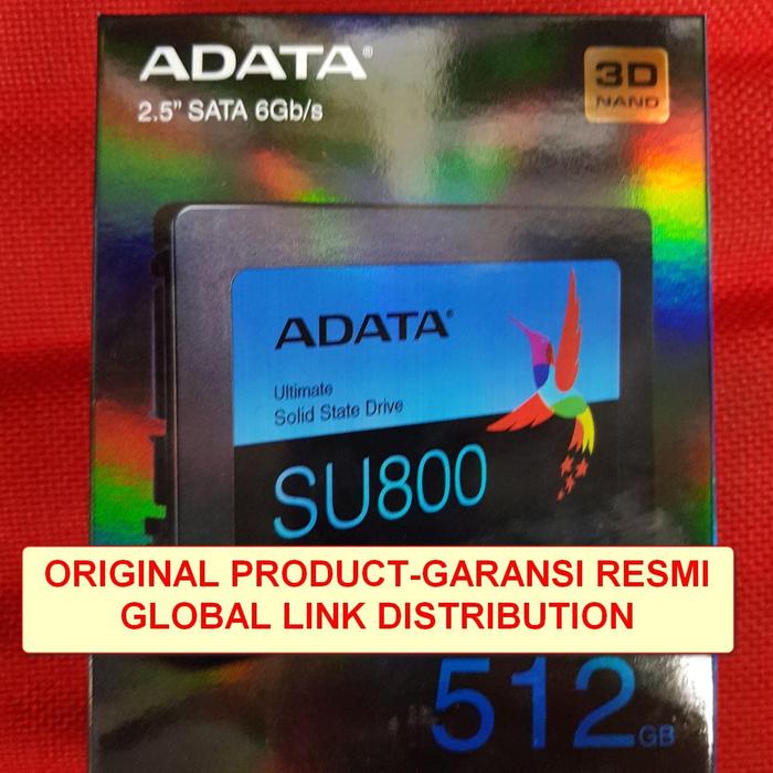 Jual SSD Adata Su800 512GB Resmi Kota Administrasi Jakarta Pusat