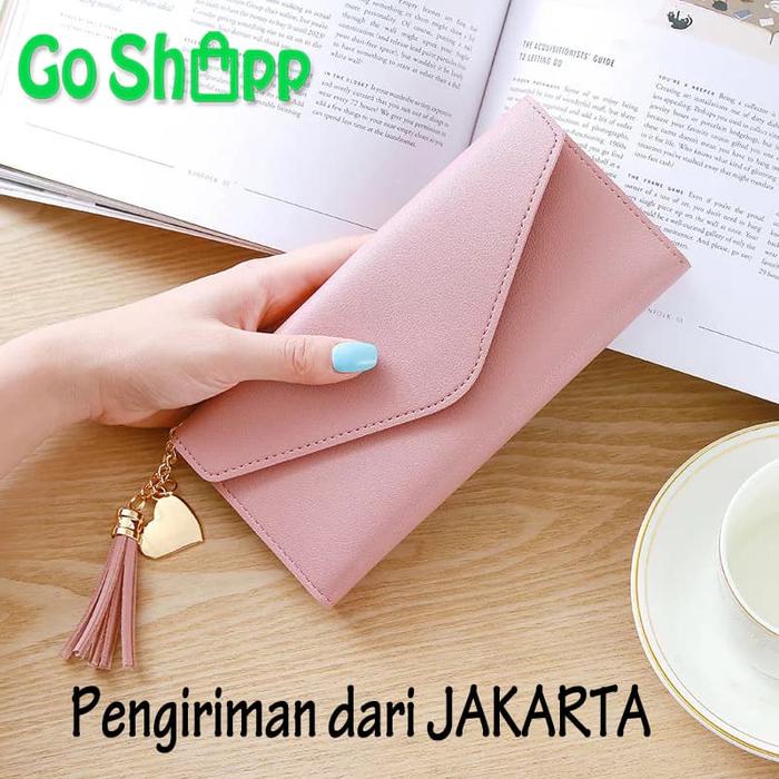 Gambar [PJ001]Dompet Panjang Wanita - Dompet Wanita - Dompet Wanita Terbaru dari GO SHOPP undefined Tokopedia