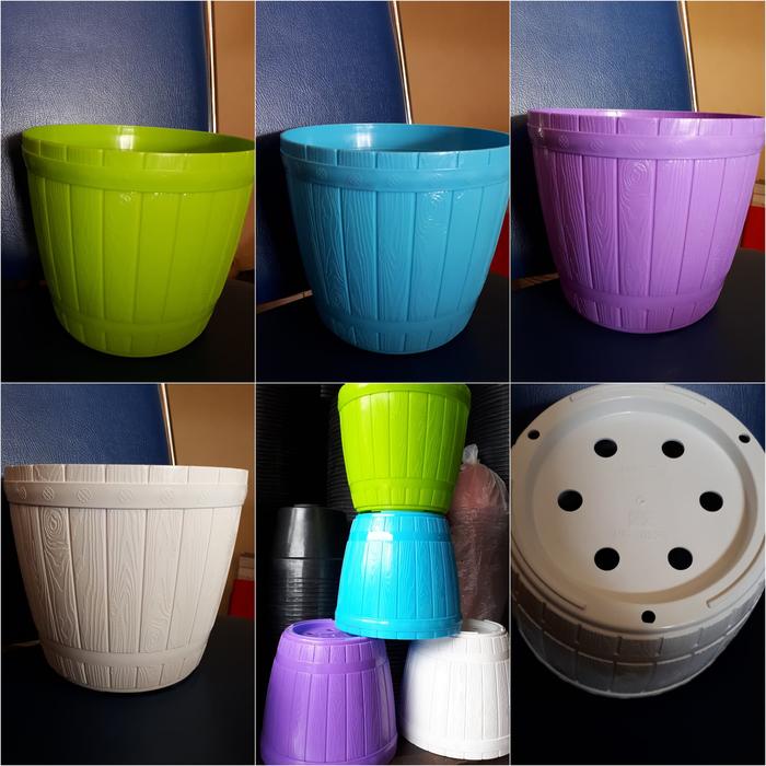 Jual Pot 20 Warna Pot Bunga 20 Warna Warni Pot Tanaman Hias Gentong Biru Muda Kota Tangerang Tokopot88 Tokopedia