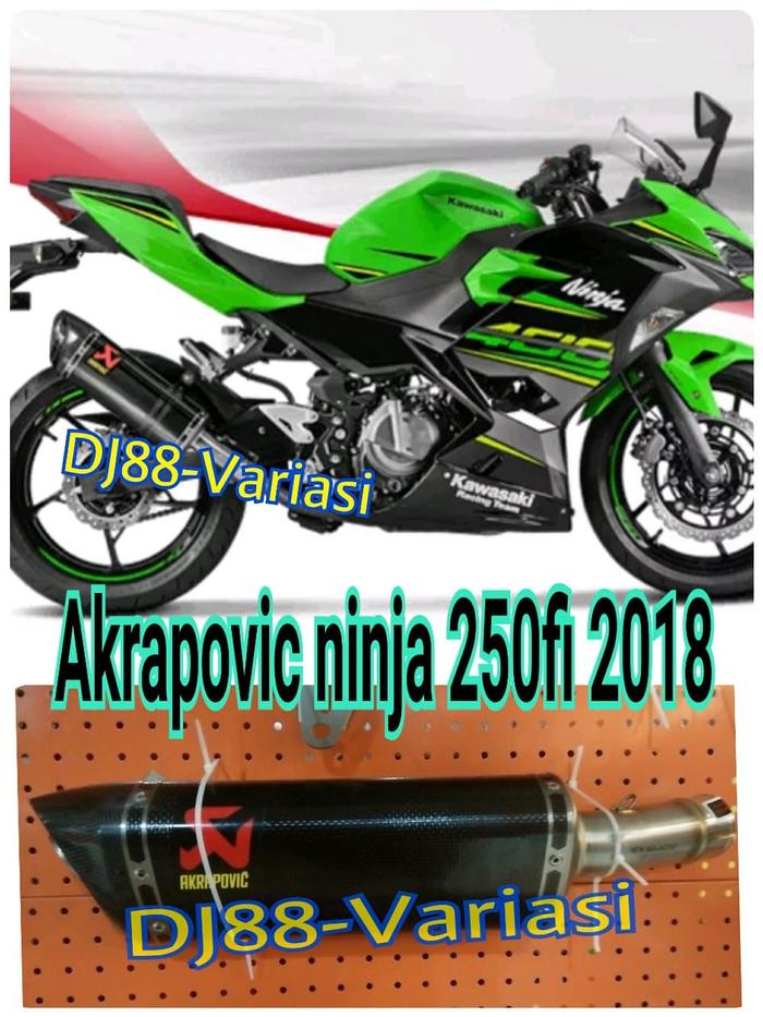 Jual Knalpot Akrapovic Ninja 250 fi 2018 ninja 400 ORI SLOVENIA ...