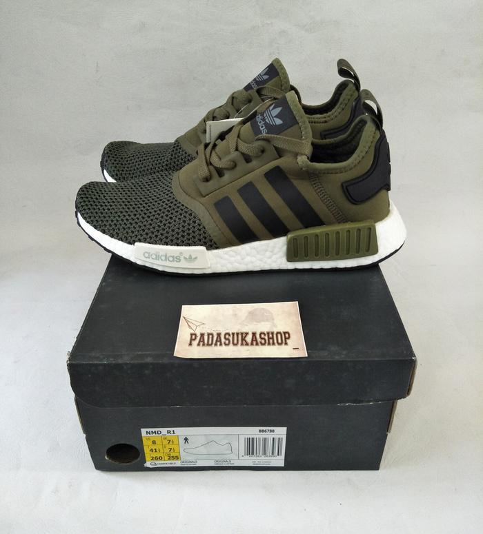 Sepatu Adidas Adidas Nmds Khaki Green Jual Sepatu Adidas Nmd R1