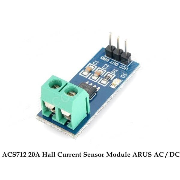 Gambar ACS712 20A Hall Current Sensor Module ARUS AC - DC dari Arduino Robot Jaman Now undefined Tokopedia