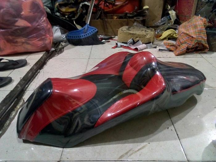 Gambar modivikasi jok khusus motor scoopy karbu dari UMAMSTOR undefined Tokopedia