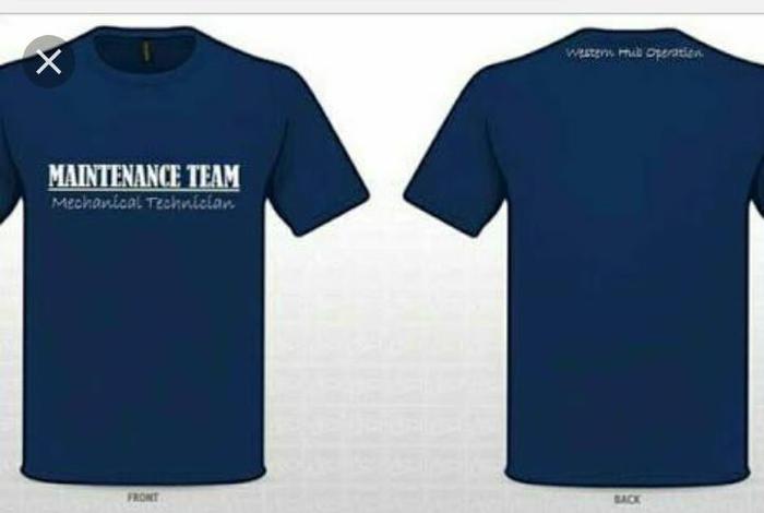 Jual tshirt baju kaos MAINTENANCE 