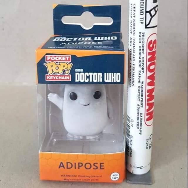 Gambar Mainan action figure Pocket POP keychain DOCTOR WHO ADIPOSE tinggi kir dari Mainan Toys Action Figure undefined Tokopedia
