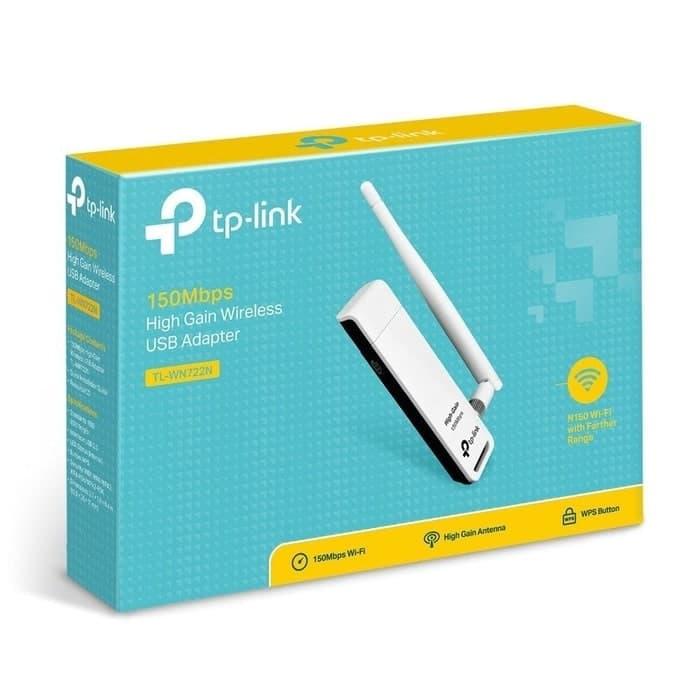 Gambar TP-Link TL-WN722N - 150 Mbps Wireless N USB Adapter & Antenna dari distributorkomputer undefined Tokopedia
