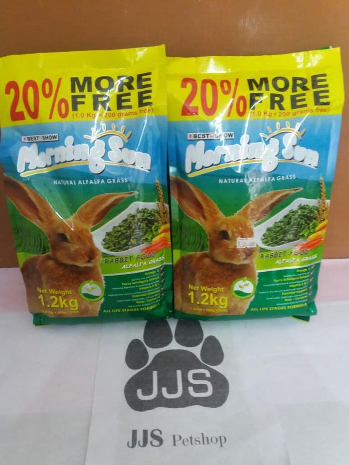 Jual Makanan Kelinci Premium Morning Sun Rabbit Food Alfafa Grass