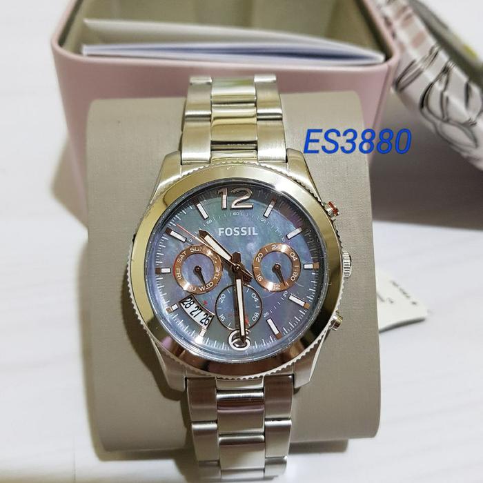 Jual Fossil ES3880 Silver Finish Ladies 