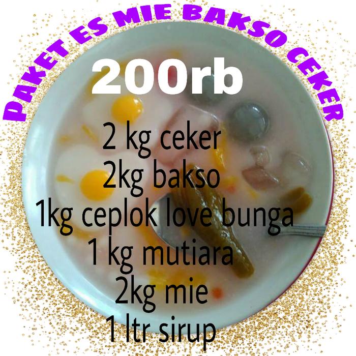 Jual Paket Es Bakso Ceker Kab Sidoarjo Dika S One Stop Shop Tokopedia