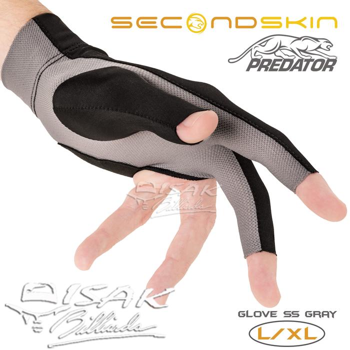 Gambar Predator Glove SS Gray - L/XL Sarung Tangan Billiard Biliar Skin Pool - XXL dari ISAK Billiard Sports Co. undefined Tokopedia