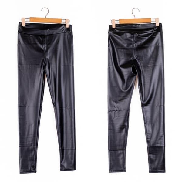 Gambar LEJT218022429532 - LEGGING KOREA - LEGGING BAHAN KULIT HITAM - BAGUS - Hitam, M dari Blanja Blinji undefined Tokopedia