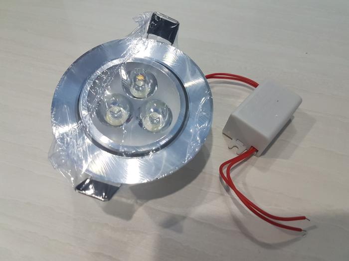 Gambar Lampu Downlight LED 3 Tiga Mata / Lampu Halogen Hias LED Tembak Sorot - WARM WHITE dari Berkat Sejati Toko undefined Tokopedia