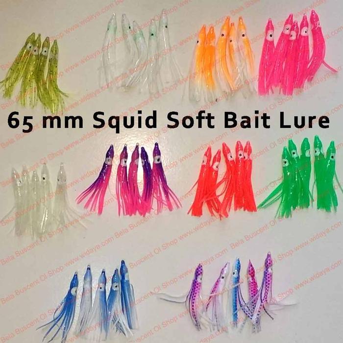Gambar Umpan Pancing Buatan Luminous 65 mm Sea Fishing Squid Soft Baits Lure dari Bela Buscent Online Shop undefined Tokopedia