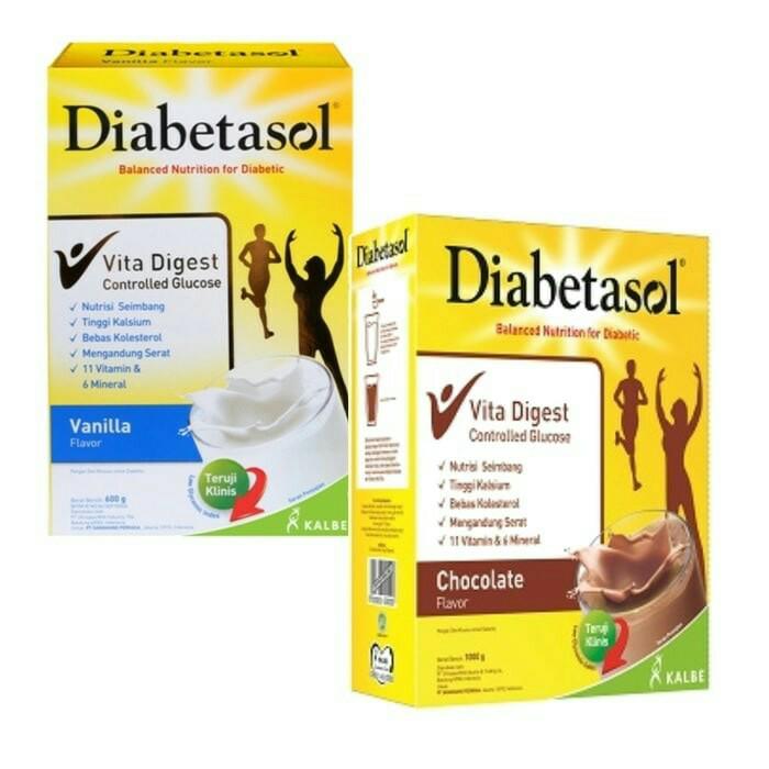 Gambar Kalbe Susu Diabetasol - susu untuk penderita diabet - isi 1000gr - Coklat dari Solusi center 2 undefined Tokopedia