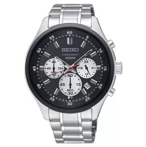 Gambar Seiko Quartz SKS593P1 Chronograph Black Dial SKS593 Original dari Labs Arloji undefined Tokopedia