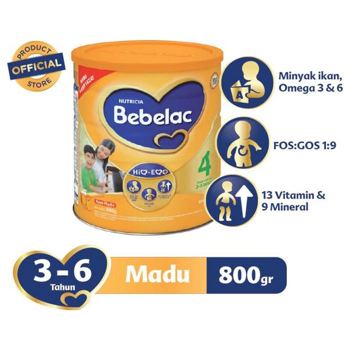 Gambar BEBELAC 4 RASA MADU 800GR dari HANA SUSU_NEW undefined Tokopedia