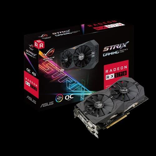 570 8gb Asus Strix Rx 570 4gb Oc Graphics Card Asus Rog Strix Rx