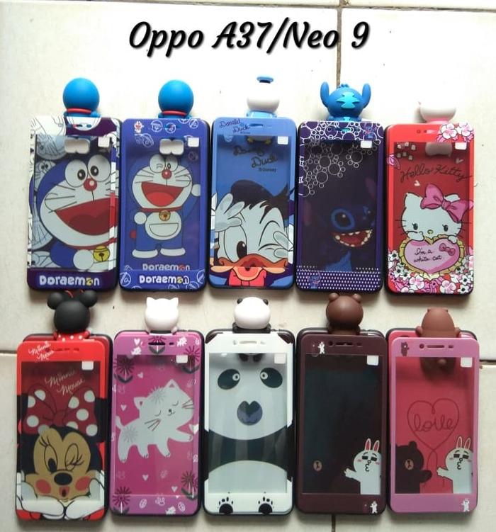 Softcase Karakter Oppo A37 Neo Hello Kitty Doraemon Panda Tsum Brown