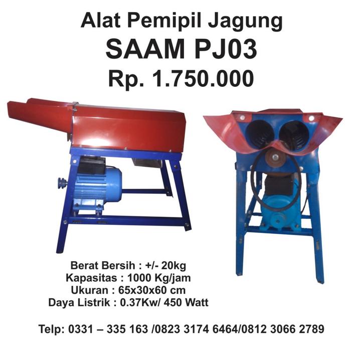 Gambar Alat Pemipil Jagung SAAM-PJ03 Dua Mulut dari SAAM Toko Pertanian Jember undefined Tokopedia