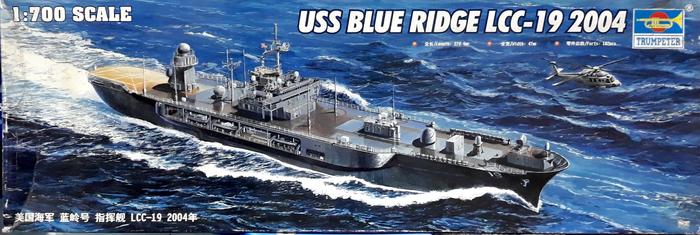 Kit Maquette Trumpeter 1:700 Blue Ridge LCC-19 - Modèle Réduit Bateau 1997