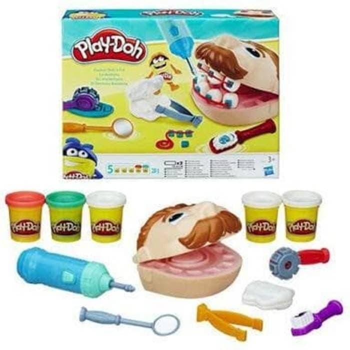 Jual Mainan Playdoh Play-Doh Drill n Frill Dentist Permainan