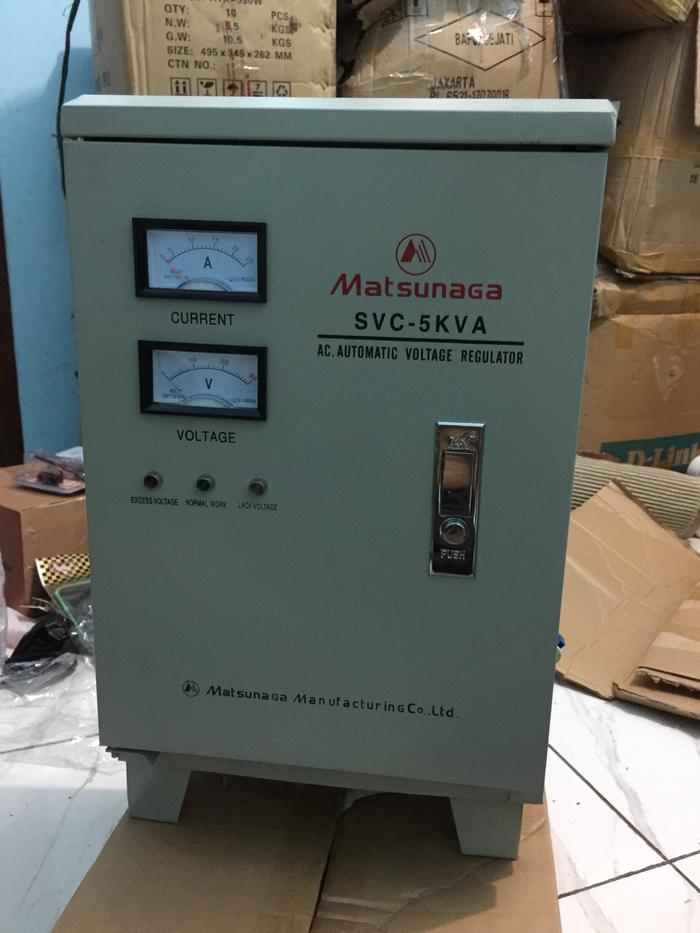 Gambar stabilizer matsunaga 5000 w stabilizer 5000 watt SVC 5000w dari QUEENS PACK undefined Tokopedia