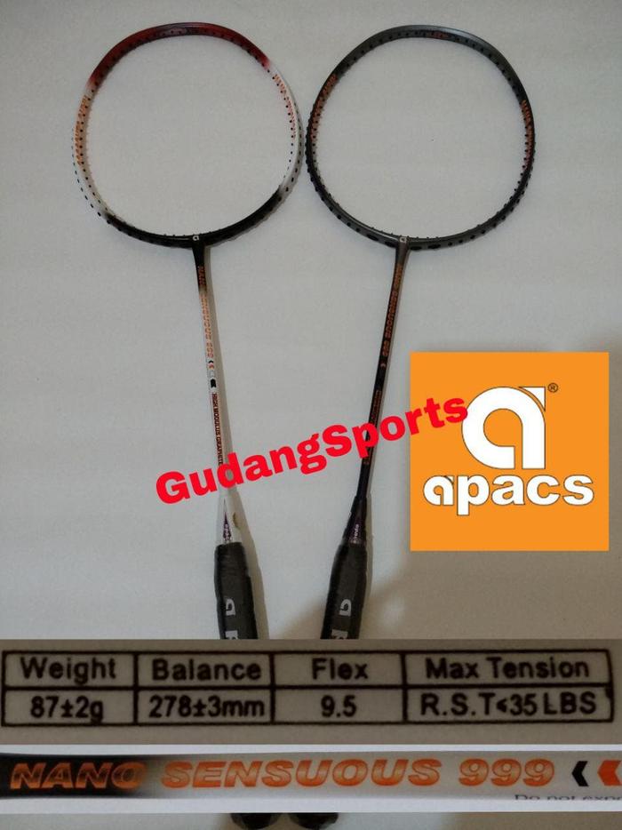 Gambar Raket Badminton Apacs Nano Sensuous 999 Original dari Gudangsports undefined Tokopedia