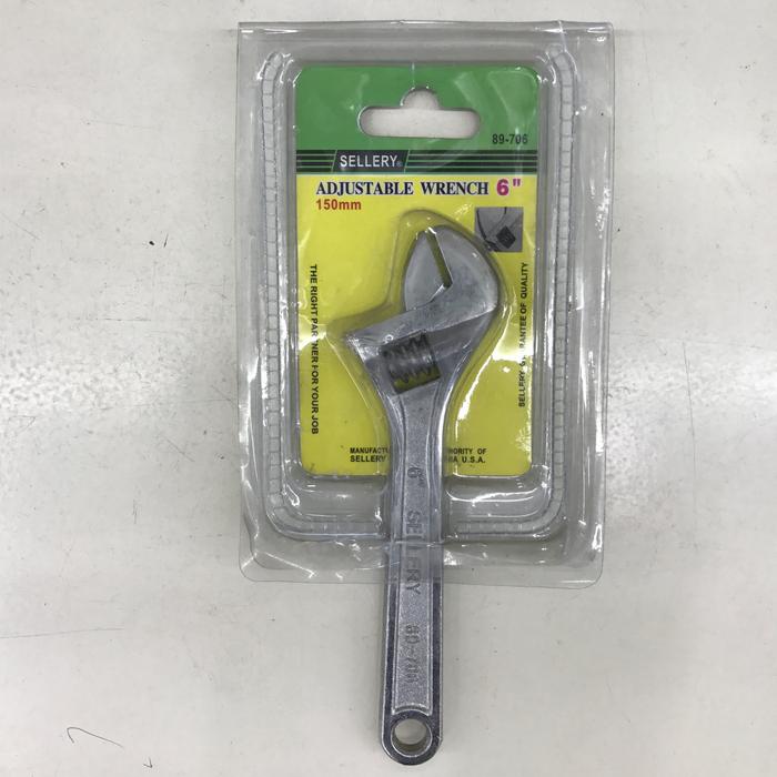 Gambar Kunci Inggris 6" Sellery 89-706 Adjustable Wrench dari Bangunan Mart_NEW undefined Tokopedia