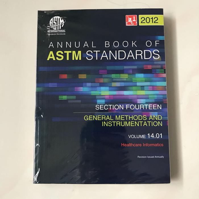 Gambar 2012 ASTM Standards Volume 14.01 - Healthcare Informatics dari Putra Standards undefined Tokopedia
