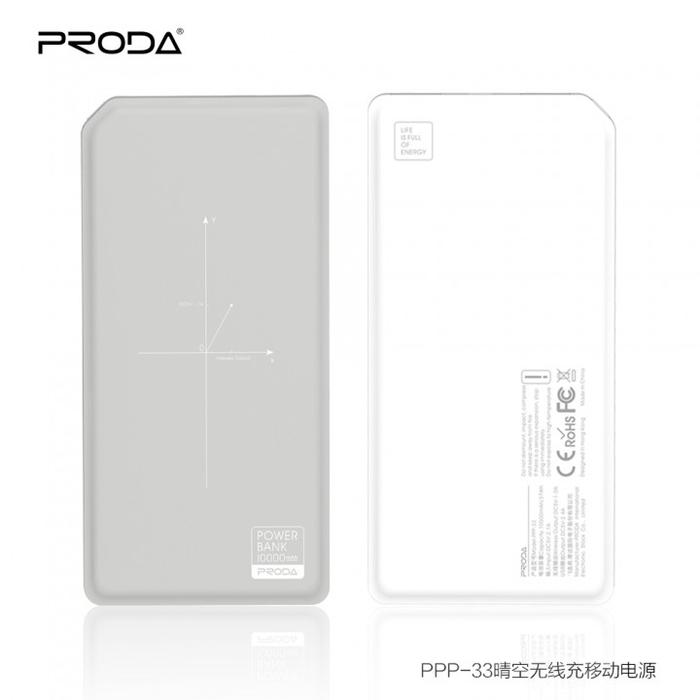Jual PRODA PPP-33 10000mAh Power Bank Wireless Charging ORIGINAL