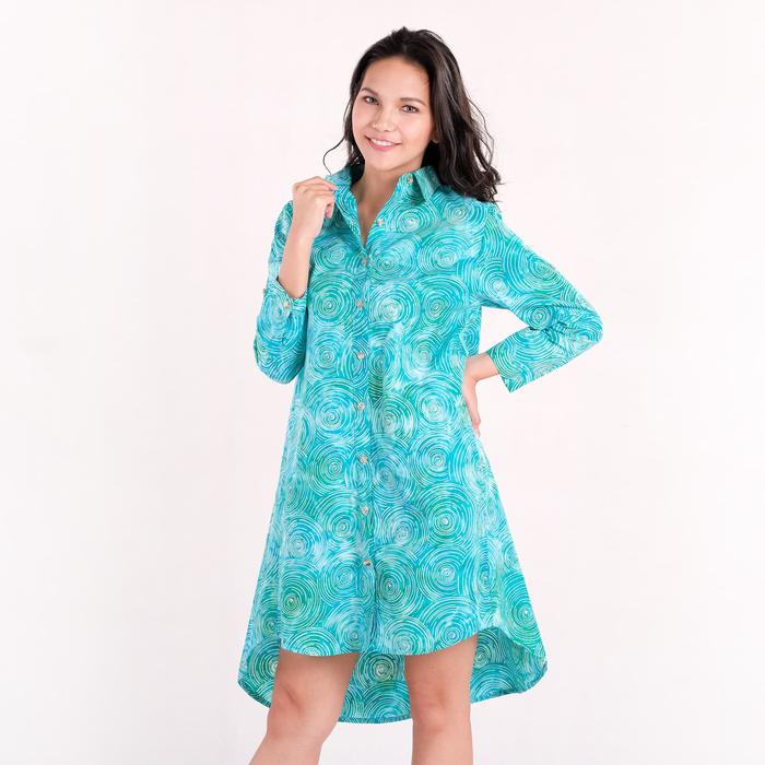 Gambar Batik Pria Tampan - Dress A-Shirt Abs Spin A Round - Biru Muda, S dari Batik Pria Tampan undefined Tokopedia