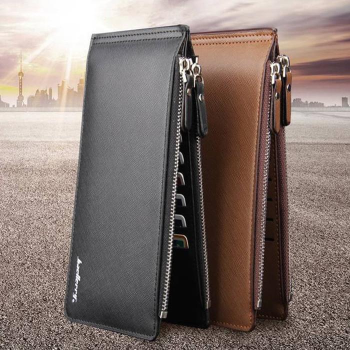 Gambar [ ORIGINAL ] Dompet Pria Wanita Kulit Kartu Panjang HP Baellerry Impor - Hitam dari BRAVO8 undefined Tokopedia