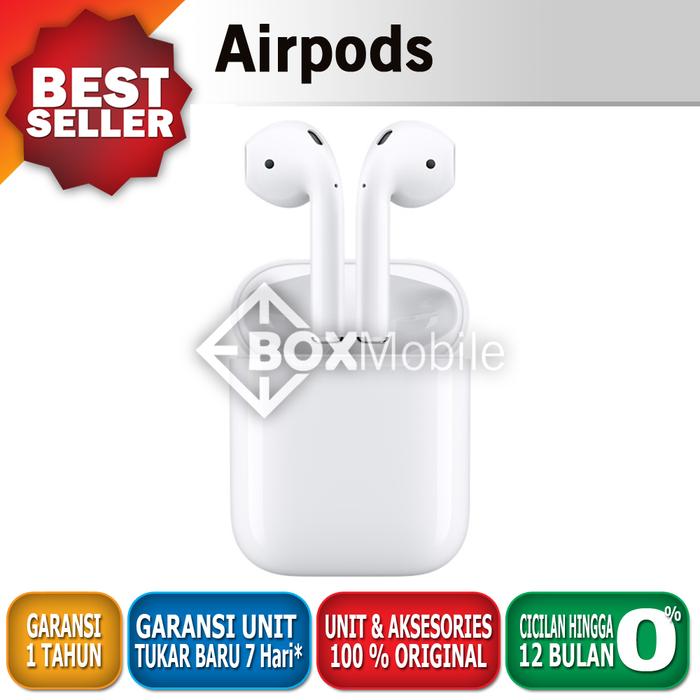 Gambar Airpods 2 2019 Wireless Cable Charging Headset Bluetooth Apple dari BoxMobile undefined Tokopedia