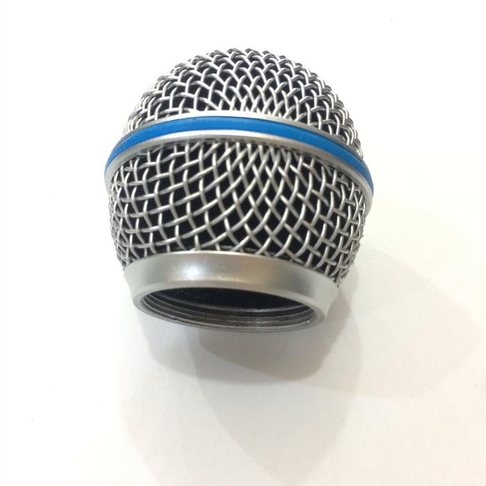 Gambar KEPALA MIC MICROPHONE COCOK UNTUK SHURE SM 58 ATAU BETA 58 dari LSK Sound System undefined Tokopedia