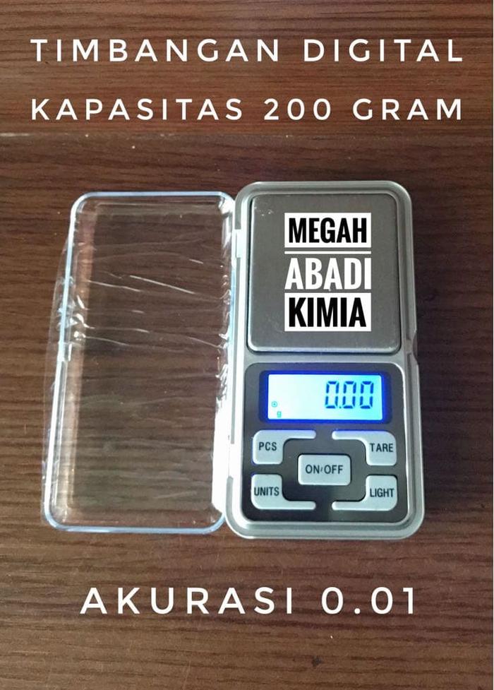 Gambar Timbangan Digital / kapasitas 200 gram dari Megah chem undefined Tokopedia