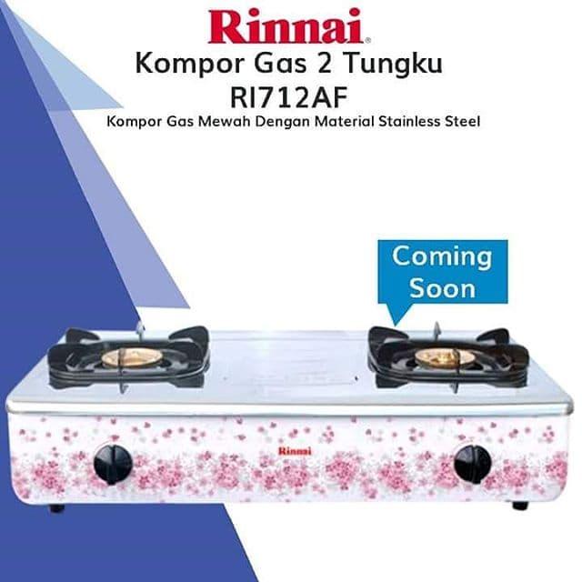 Jual Rinnai Kompor Gas Ri 712af Motif Bunga Hanya Go Send Medan Kota Medan Berkah Jaya Elektrindo Tokopedia