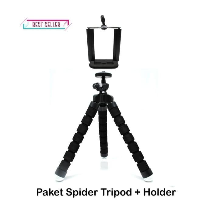 Jual Spider Mini Tripod Flexible Holder Smartphone Stand Mount