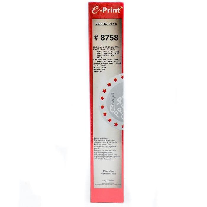 Gambar Pita Printer / Ribbon Pack EPrint 8758 Long Life 15 Meter dari Groceran Stationary undefined Tokopedia