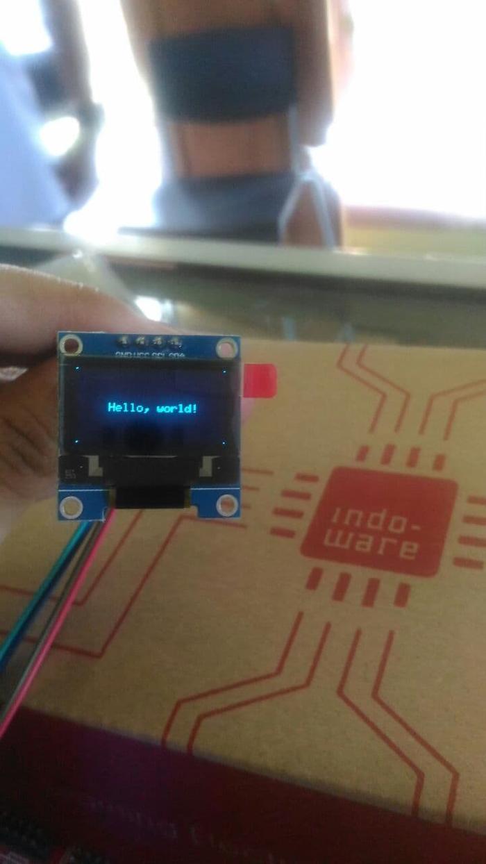 Gambar OLED LCD 0,96 inch 128*64 Display Module dari indo-ware undefined Tokopedia
