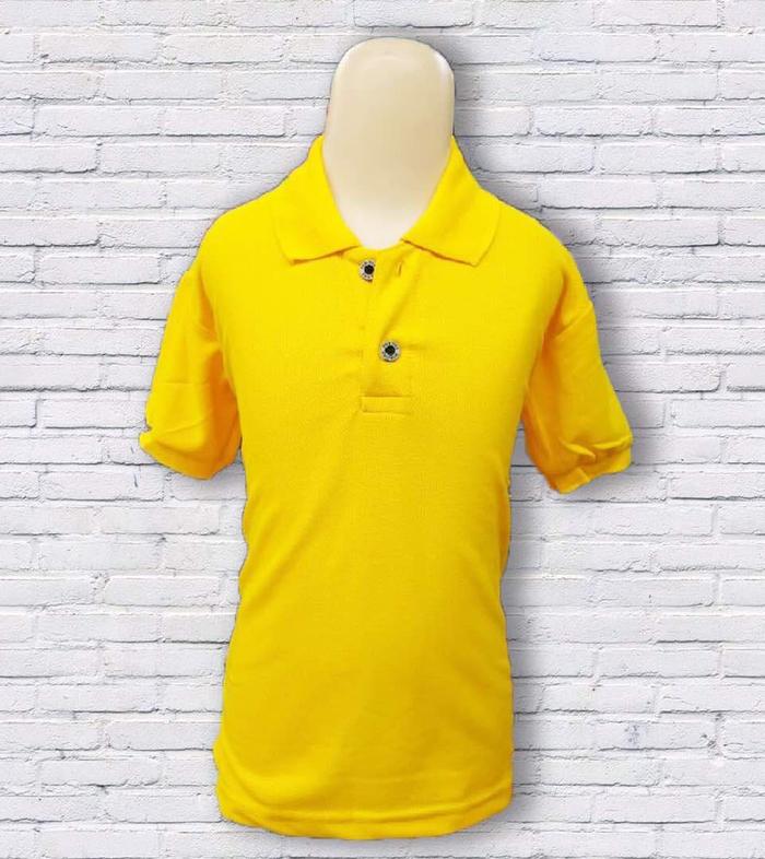 Gambar grosir polo anak warna kuning murah I kaos kerah anak pria wanita - M, Putih dari Okee Shop undefined Tokopedia