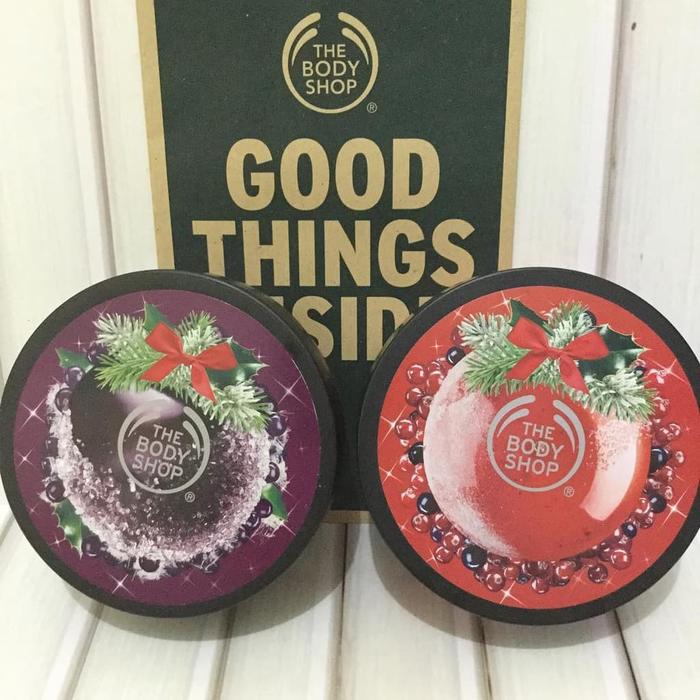 Jual [PROMO] The body shop frosted plum berries body butter 200