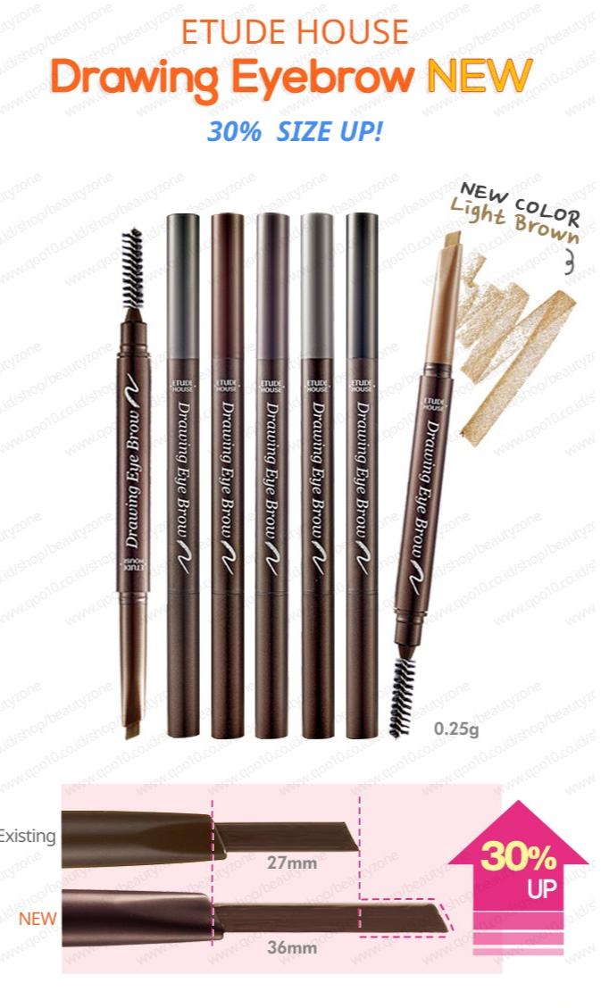 Gambar Etude House - Drawing Eyebrow - 1. Dark Brown dari VGCosmeticHouse undefined Tokopedia