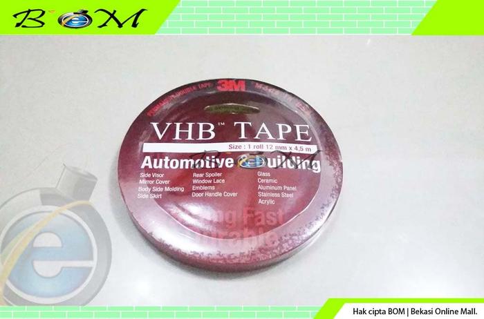 Gambar Lem perekat double tape 3M VHB TAPE merah red automotive building dari Dunia cutting sticker undefined Tokopedia