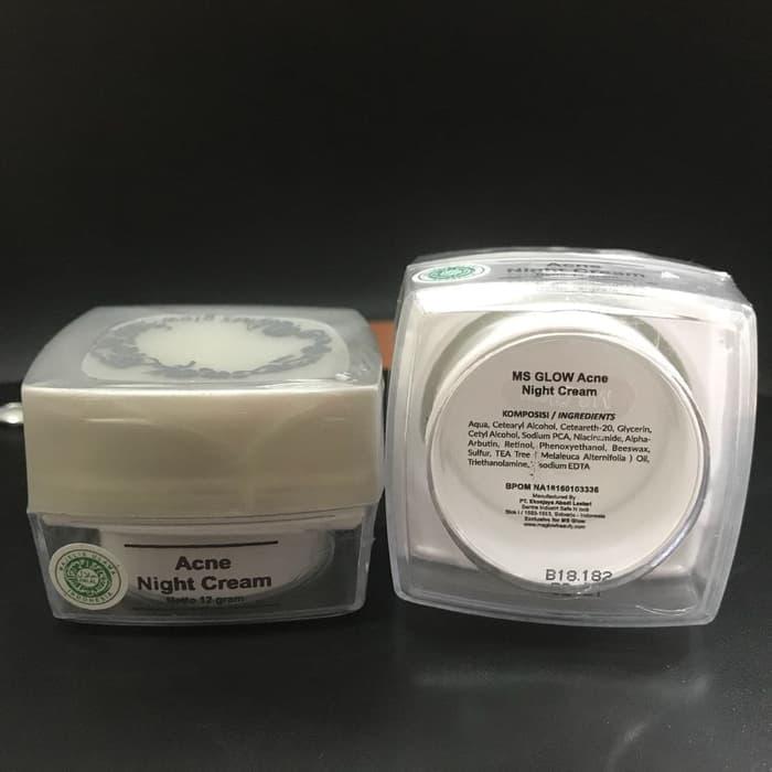 night cream ms glow acne