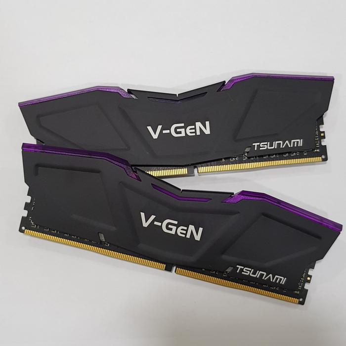 Timings Ram Cl15 Cl16 Jual V-Gen Tsunami DDR4 PC-3200 32GB CL16
